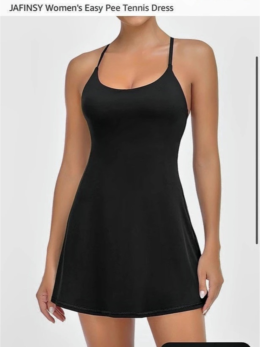 Black Tennis Dress